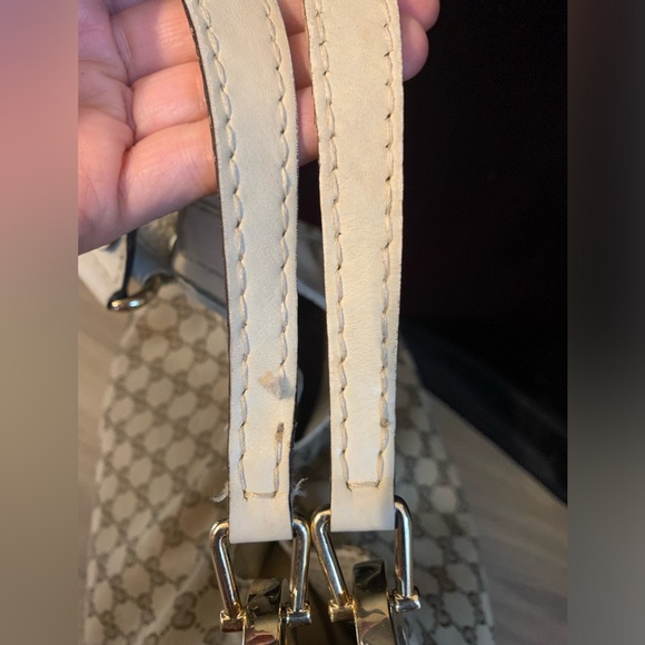 Authentic Gucci GG Canvas Charlotte Tote Off White/Beige/Brown - Picture 12 of 17